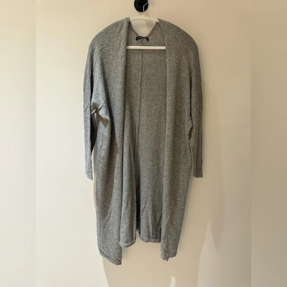 Brandy Melville Long Gray Cardigan - Picture 5 of 11